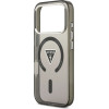 Guess Case For Iphone 17 Pro Compatible With Magsafe GUHMP17LHgtmlcgk (Iml Gradient W/ Triangle Logo) black