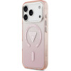 Guess Case For Iphone 17 Pro Compatible With Magsafe GUHMP17LHgtmlcgp (Iml Gradient W/ Triangle Logo) pink
