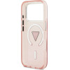Guess Case For Iphone 17 Pro Compatible With Magsafe GUHMP17LHgtmlcgp (Iml Gradient W/ Triangle Logo) pink