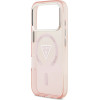Guess Case For Iphone 17 Pro Compatible With Magsafe GUHMP17LHgtmlcgp (Iml Gradient W/ Triangle Logo) pink
