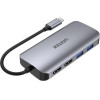 UNITEK Active Hub USB-C 2X Hdmi 4K, RJ45, Pd 100W - (D1122A01)