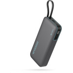 Cuktech 55W 20000mAh Powerbank with Built-in USB-C Cable - Gray - (CUKP200NGLDG)