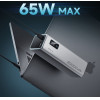 Cuktech Powerbank 100W 20000mAh 2 x USB-C 1 x USB-A - gray - (CUKP200XGLGR)