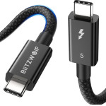 BlitzWolf BW-HDC8 240W ������� USB-C �� USB-C, 1,5m (�����) - (BW-HDC8 1.5m)