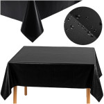 Ruhhy Decorative foil tablecloth black 26569 - (18498-0)