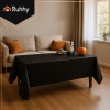 Ruhhy Decorative foil tablecloth black 26569 - (18498-0)