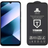 IDOL 1991 TEMPERED GLASS XIAOMI POCO C85 4G/REDMI 15C 4G 6.9'' 9H 0.25mm TITANIUM SEMI CURVED FULL GLUE BLACK