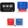 VOLTE-TEL CAMERA GLASS COVER SAMSUNG Z FOLD 7 5G F966 8.0'' 9H 0.33MM EASY APPLICATION WITH STRASS BLACK