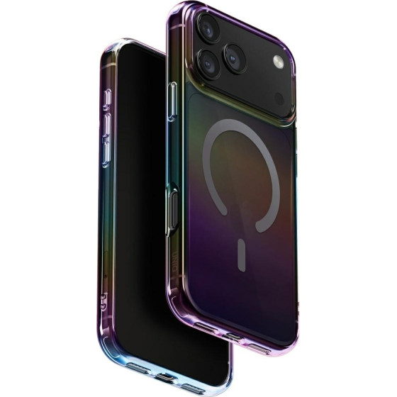 UNIQ Iridescia case for iPhone 17 Pro Max Magclick Charging midnight quartz - (UNIQ-IP6.9P(2025)-IRDMMQTZ)