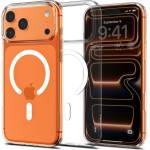 Spigen Liquid Crystal MagSafe Case for iPhone 17 Pro - Clear and White - (28024-0)