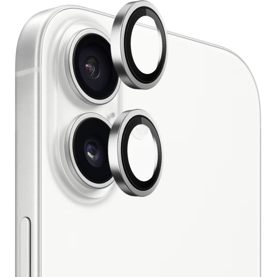 Blueo - Original Metal Frame Lens Glass - iPhone 17 - Silver