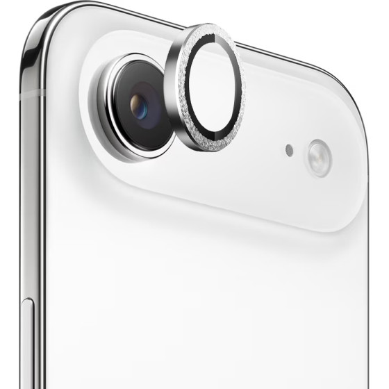 Blueo - Original Metal Frame Lens Glass - iPhone 17 Air - Silver Diamond
