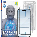 Blueo - Premium Sapphire Non Breaking / Scratching 9H Glass - iPhone 17 Air - Black