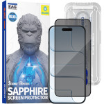 Blueo - Premium Sapphire Non Breaking / Scratching 9H Glass - iPhone 17 Air - Privacy