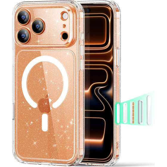 ESR - Classic Hybrid HaloLock - iPhone 17 Pro - Clear Shimmer