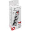 LAMTECH 3WAY SURGE PROTECTOR WITH 1xTYPE-C 1xUSB 3xSCHUKO BLACK/WHITE 1.5M OEM - (LAM980336)