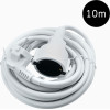 LAMTECH EXTENSION CORD WITH CHILDREN PROTECTION 10M WHITE OEM - (LAM980312)