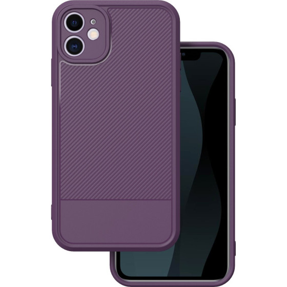 TFO Simple Carbon case for iPhone 11 purple