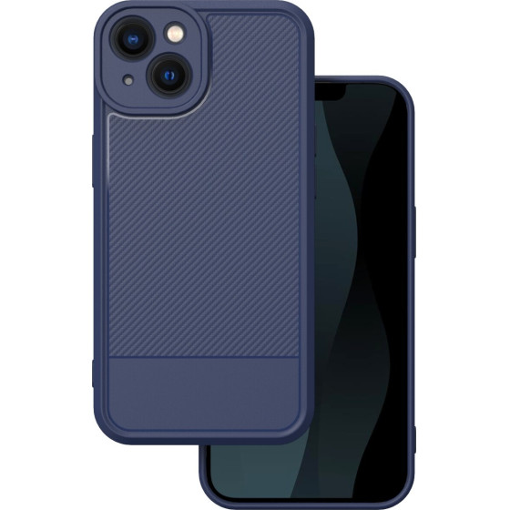 TFO Simple Carbon case for iPhone 13 6,1'' blue