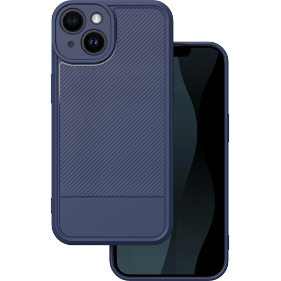 TFO Simple Carbon case for iPhone 14 6,1'' blue