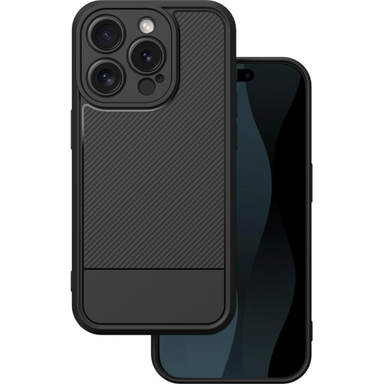 TFO Simple Carbon case for iPhone 15 Pro 6,1'' black