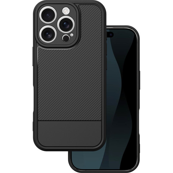 TFO Simple Carbon case for iPhone 16 Pro 6,3'' black