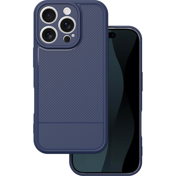 TFO Simple Carbon case for iPhone 16 Pro 6,3'' blue