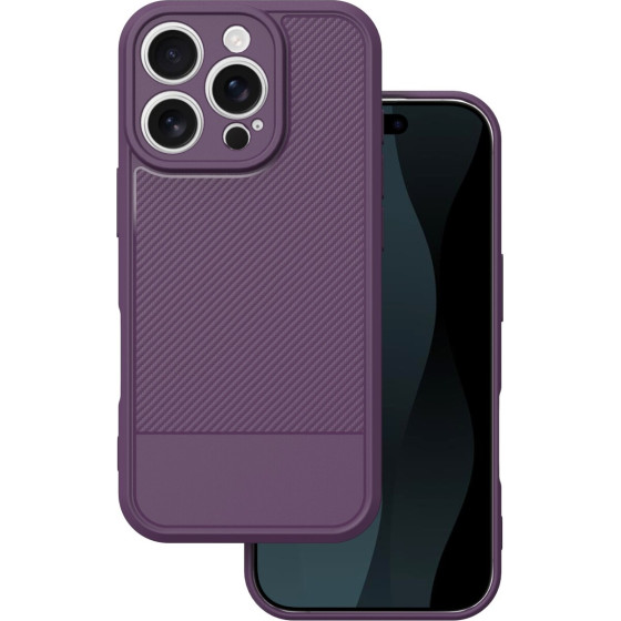 TFO Simple Carbon case for iPhone 16 Pro 6,3'' purple