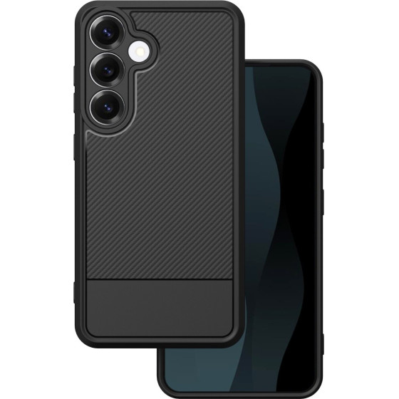 TFO Simple Carbon case for Samsung Galaxy S25 black