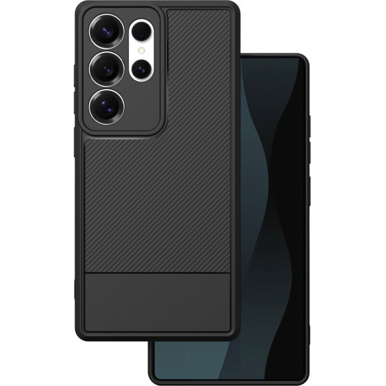 TFO Simple Carbon case for Samsung Galaxy S25 Ultra black