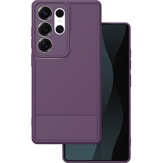 TFO Simple Carbon case for Samsung Galaxy S25 Ultra purple