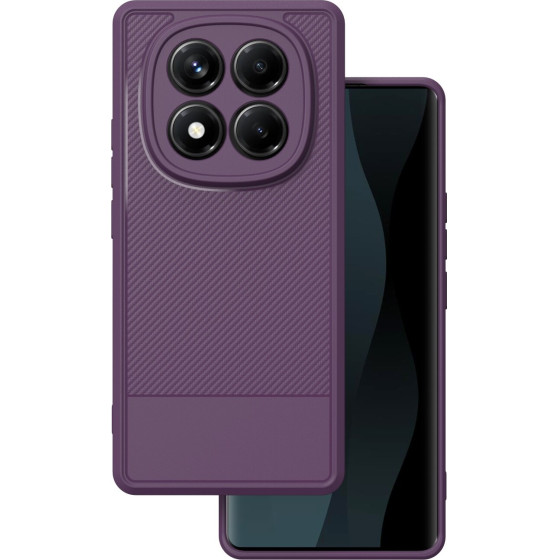 TFO Simple Carbon case for Xiaomi Redmi Note 14 Pro 5G (Global) / Note 14 Pro Plus 5G (Global) purple
