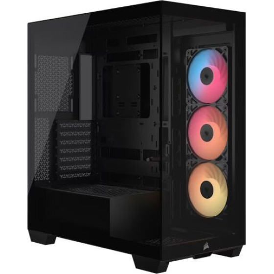 CORSAIR 3500X ARGB / Mid-Tower Case / Tempered Glass / ATX / Black - PN: - (CC-9011322-WW)