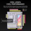 CORSAIR 3500X ARGB / Mid-Tower Case / Tempered Glass / ATX / White - PN: - (CC-9011323-WW)