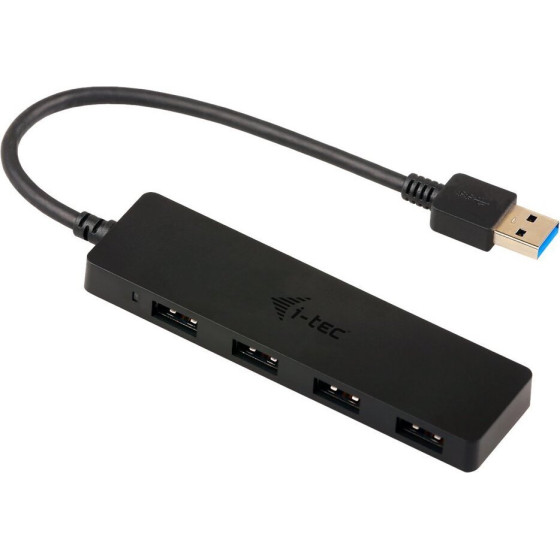 I-Tec Usb Hub ADVANCE/ 4 porty/ Usb 3.0/ pasivni/ slim/ ����� - (U3HUB404)