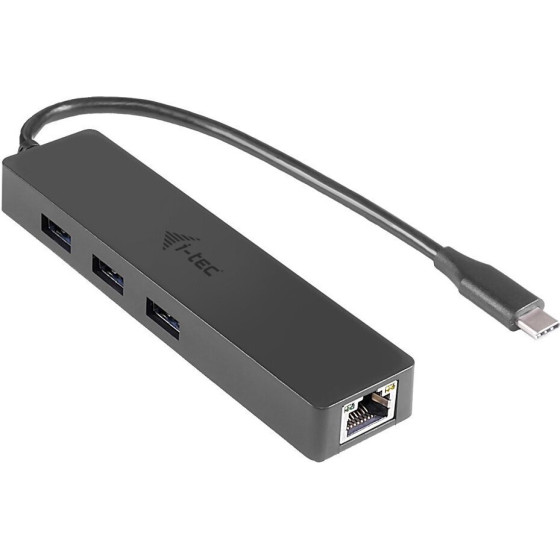 I-Tec Usb Slim HUB/ 3 Porty s Gigabyte Ethernet/ Na Usb 3.1 Type C/ Kompatibilni s Thunderbolt 3/ ����� - (C31GL3SLIM)