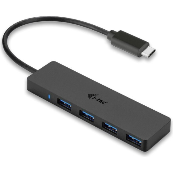 I-Tec Usb Slim HUB/ 4 porty/ Usb 3.0 Port Pro USB-A Zarizeni Na Usb 3.1 Type C/ ����� - (C31HUB404)