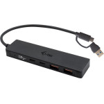 I-Tec USB-A/USB-C Metal Hub 2x Usb 3.1 + 2x USB-C - (C31HUBMETAL2A2C)