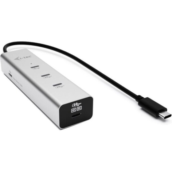 I-Tec USB-C Charging Metal Hub 5pOrt With USB-C Video 8K, Power Delivery 85W - (C31HUBMETAL8KPDPRO)
