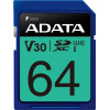 Adata Premier Pro 64GB SDXC/ UHS-I U3 V30S CL10 - (ASDX64GUI3V30S-R)