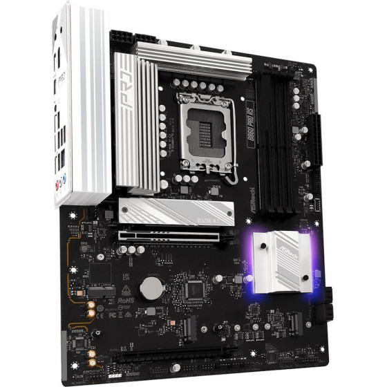Asrock B860 Pro Rs / Intel B860 / LGA1851 / 4x DDR5 / 3x M.2 / Hdmi / Dp / USB-C / Atx - (90-MXBRM-A0UAYZ)