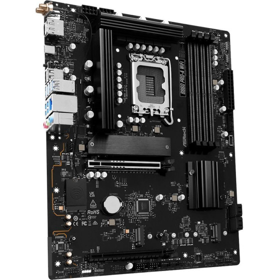 Asrock B860 Pro-A Wifi / Intel B860 / LGA1851 / 4x DDR5 / 3x M.2 / Hdmi / Dp / USB-C / Wifi / Atx - (90-MXBRL-A0UAYZ)