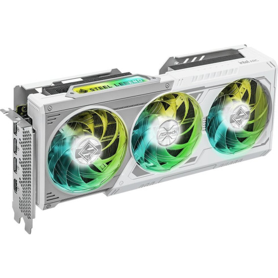 Asrock Intel Arc B580 Steel Legend 12GB Oc / 12GB GDDR6 / PCI-E / Hdmi / 3x Dp / White - (90-GA5CZZ-00UANF)