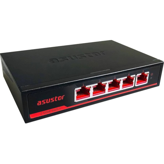 Asustor ASW205T 5pOrt switch, 5x 2,5 Glan - (92W02-T0200001)
