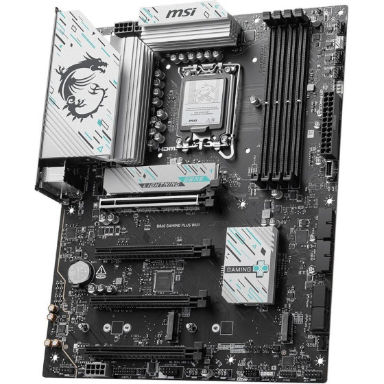 MSI / Intel B860 / LGA1851 / 4x DDR5 / M.2 / Wifi / Atx - (B860 Gaming Plus WIFI)