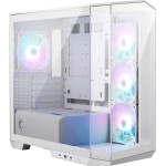 MSI Case Mag Pano M100R Pz White/ No PSU/ Left And Front glass/ 4x 120 Mm A-Rgb fan/ 1x USB-C/ 1x USB3.2 - (306-7G24R28-HH9)