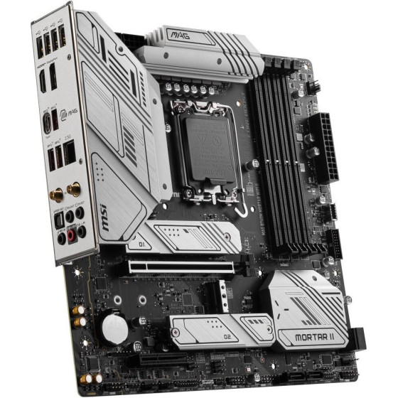 MSI Mag B760M Mortar Wifi / Intel B760 / LGA1700 / 4x DDR5 / 3x M.2 / Hdmi / Dp / USB-C / Wifi / Matx - (Mag B760M Mortar Wifi II)