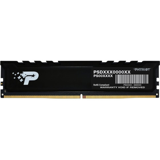 Patriot Signature Premium 16GB DDR5 6400MT/s / Cudimm / CL52 / 1,1V / - (PSP516G64081H1C)