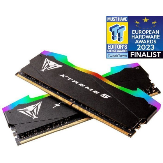 Patriot Viper Xtreme 5 Rgb 48GB DDR5 7600MT/s / Dimm / CL38 / Kit 2x 24GB - (PVXR548G76C36K)