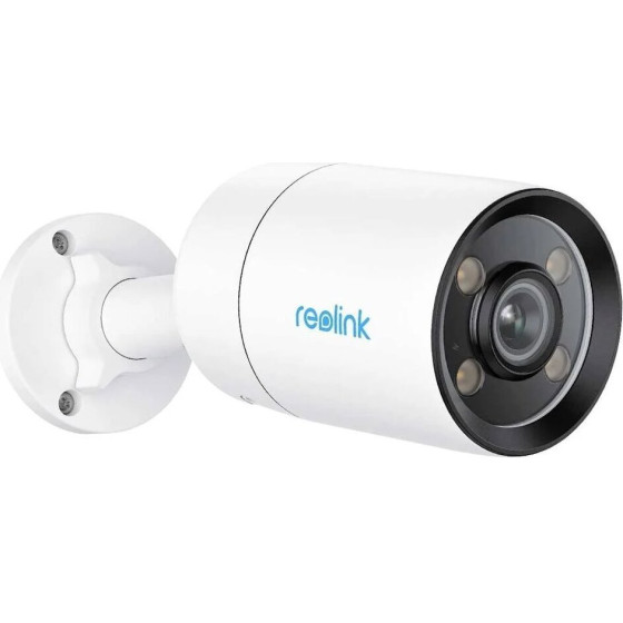 Reolink 4MPx Outdoor Ip camera, 2560x1440, bullet, Sd Slot Up To 256GB, IP67, PoE, audio, Led 15m - (Colorx Series P320X)